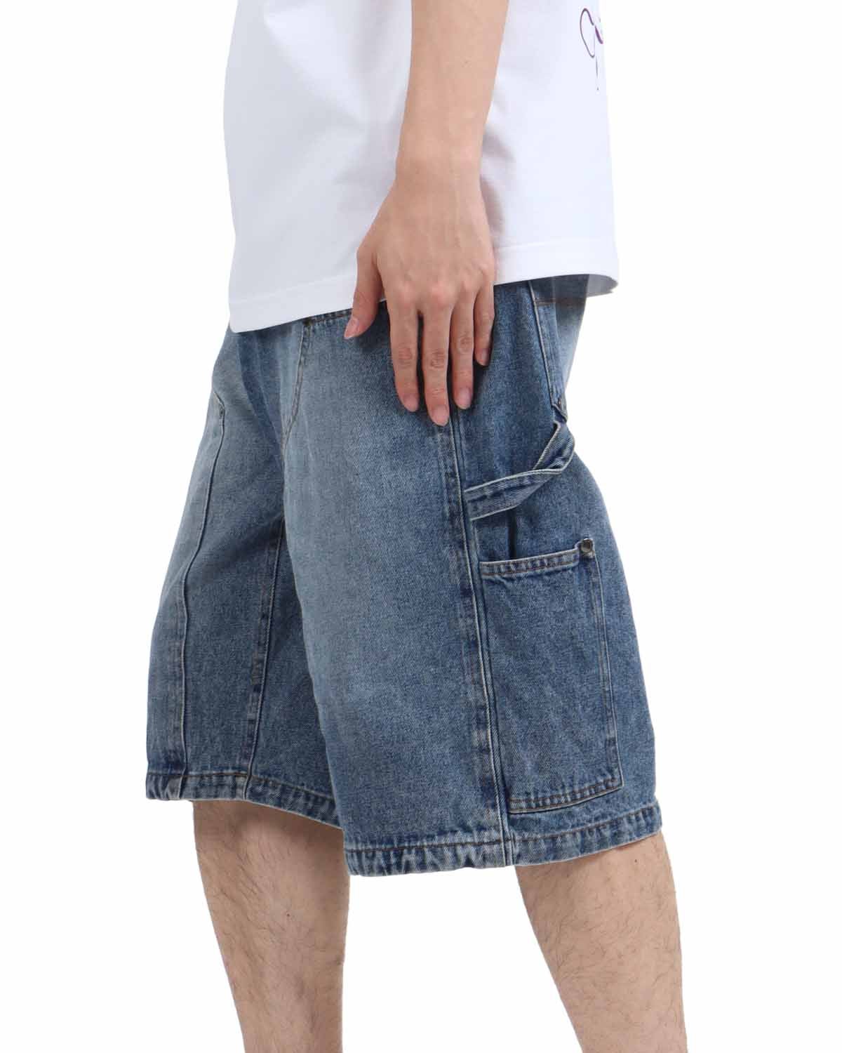 インディゴ：173cm63kg(34inc着用)