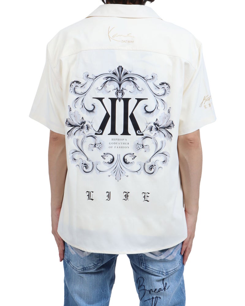 オフホワイト：173cm63kg(Lサイズ着用)