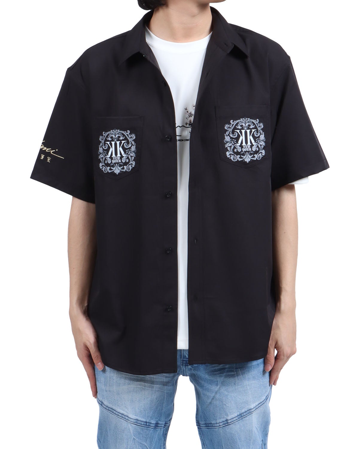Karl Kani] ストレッチ クラシック KK 半袖 シャツ | PEET ONLINE STORE