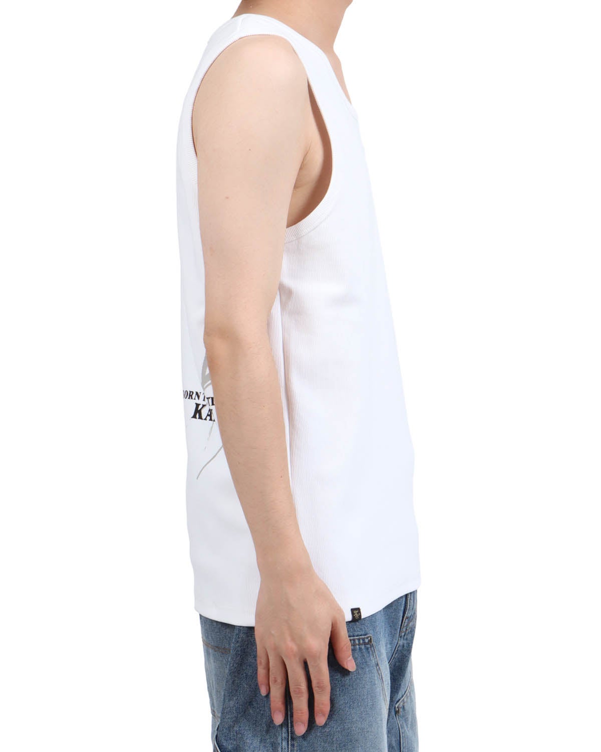 ホワイト：173cm63kg(Lサイズ着用)