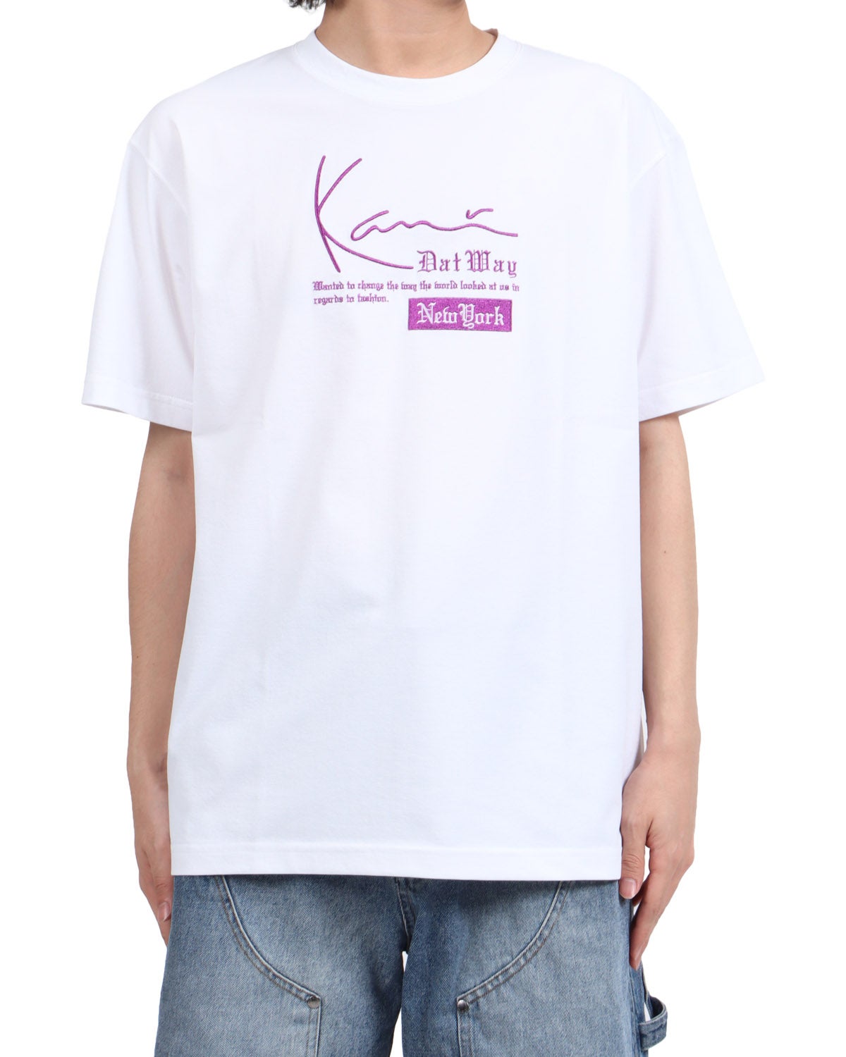 ホワイト：173cm63kg(Lサイズ着用)