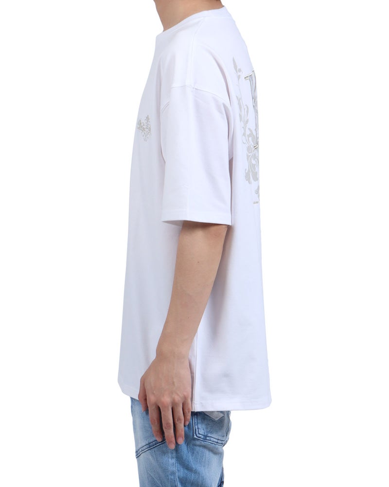 ホワイト：173cm63kg(Lサイズ着用)