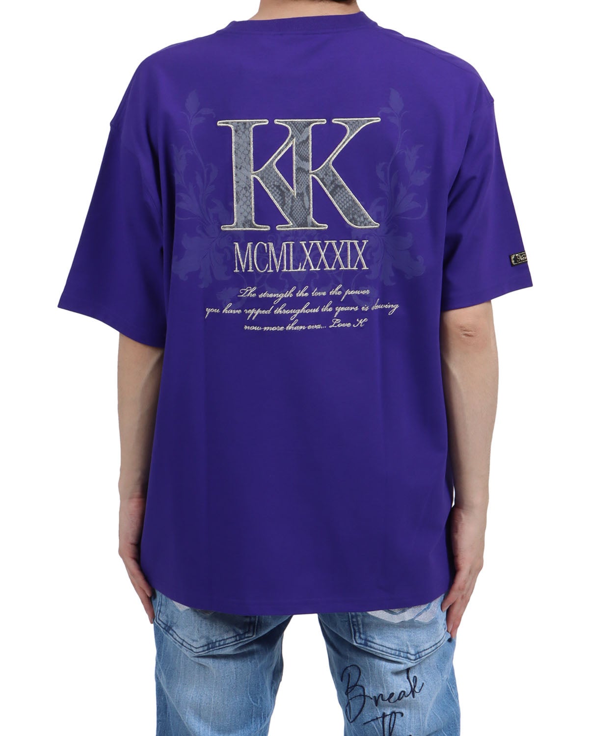 パープル：173cm63kg(Lサイズ着用)