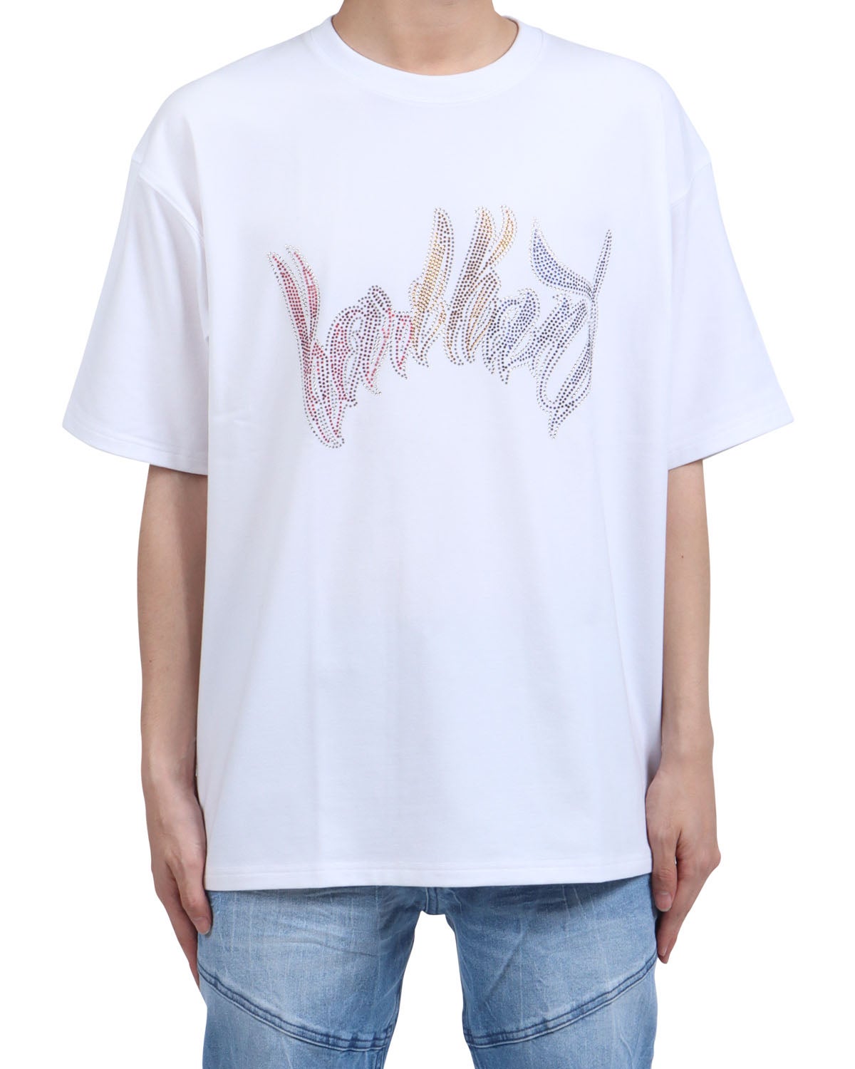希少 アイコニッククチュール ボブマーリー Tシャツ リンガーラインストーン M Karl Kani] SL 接触冷感 ラインストーン ロゴ T | PEET ONLINE STORE