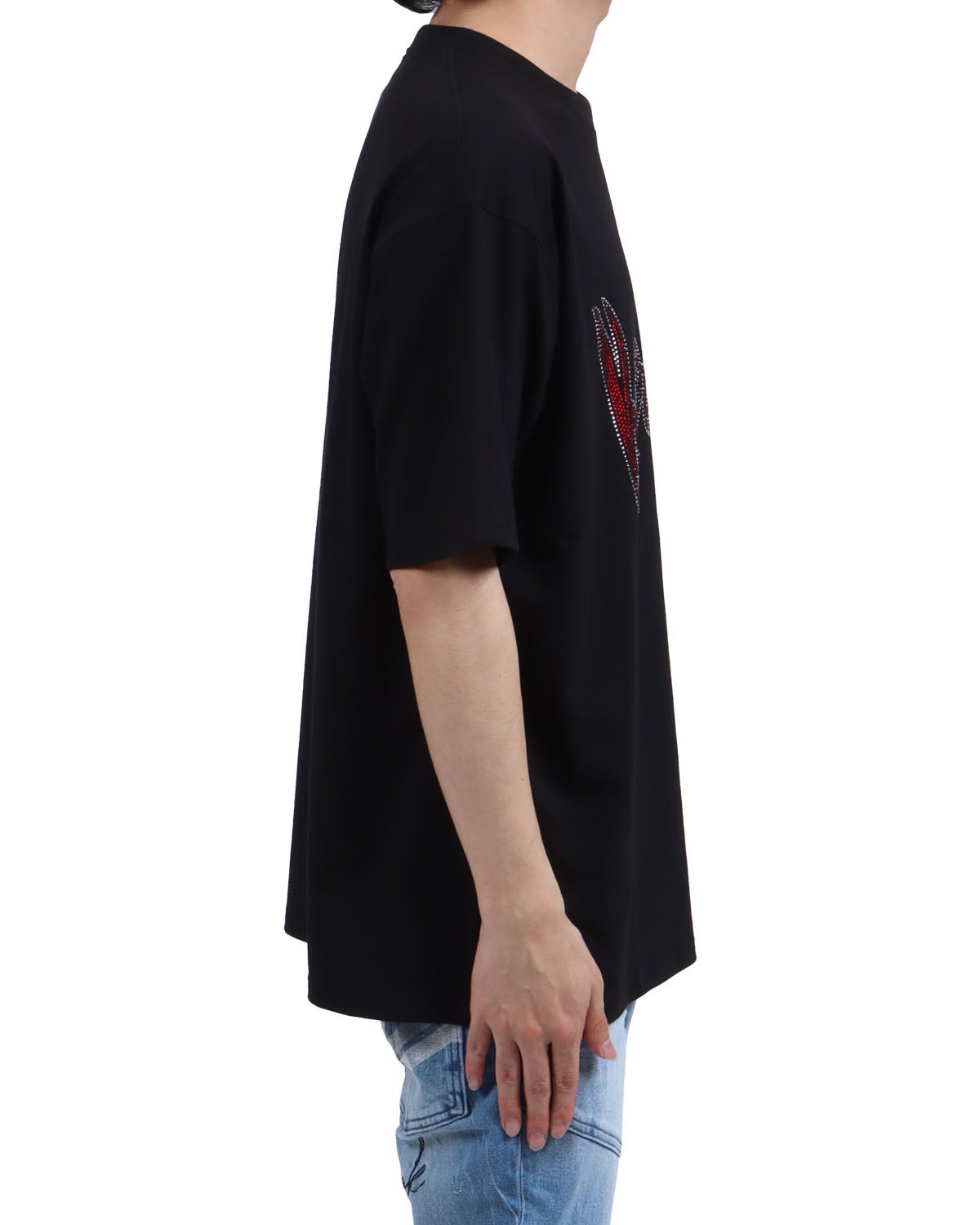 ブラック：173cm63kg(Lサイズ着用)