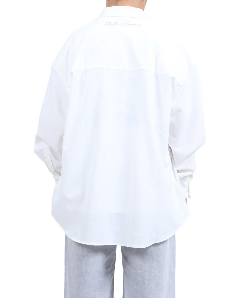 ホワイト：167cm(Lサイズ着用)