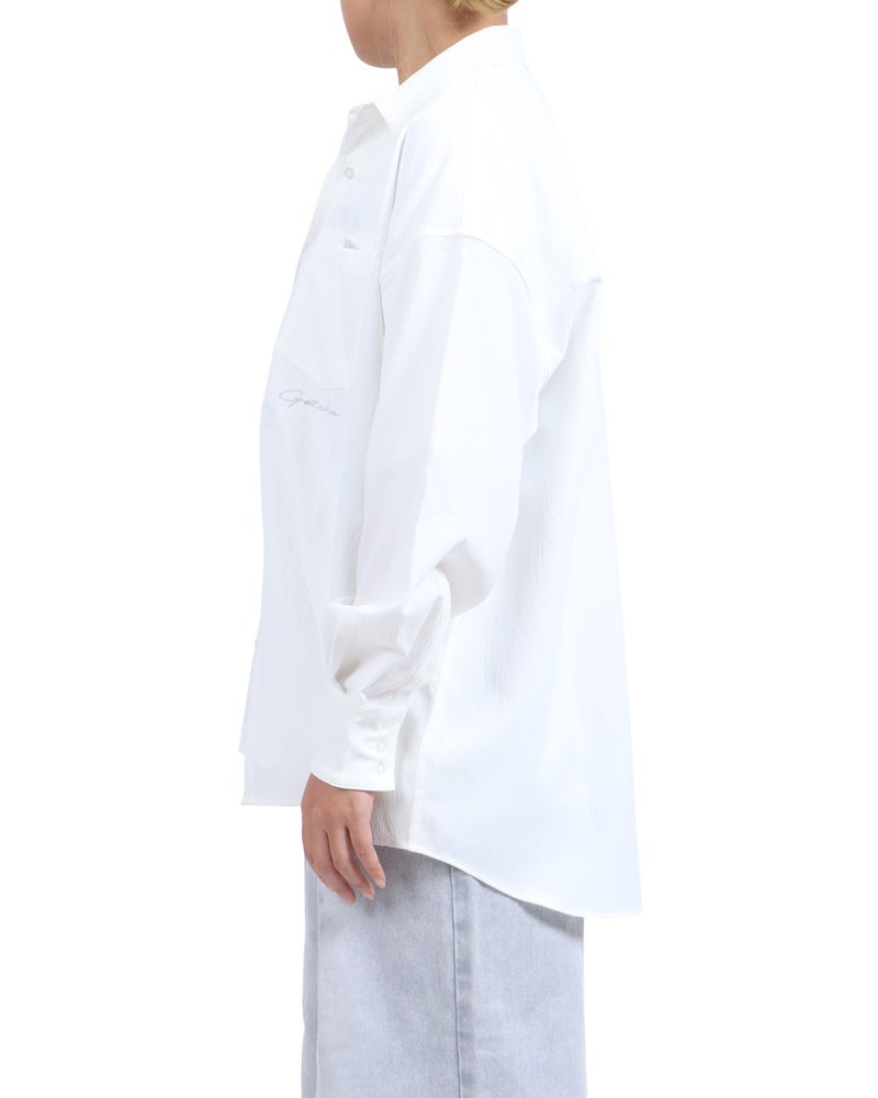 ホワイト：167cm(Lサイズ着用)