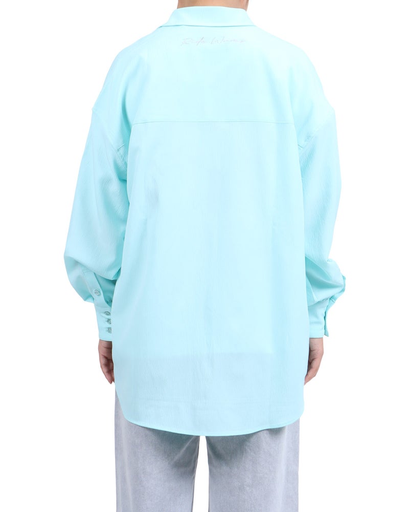 ミントグリーン：167cm(Lサイズ着用)