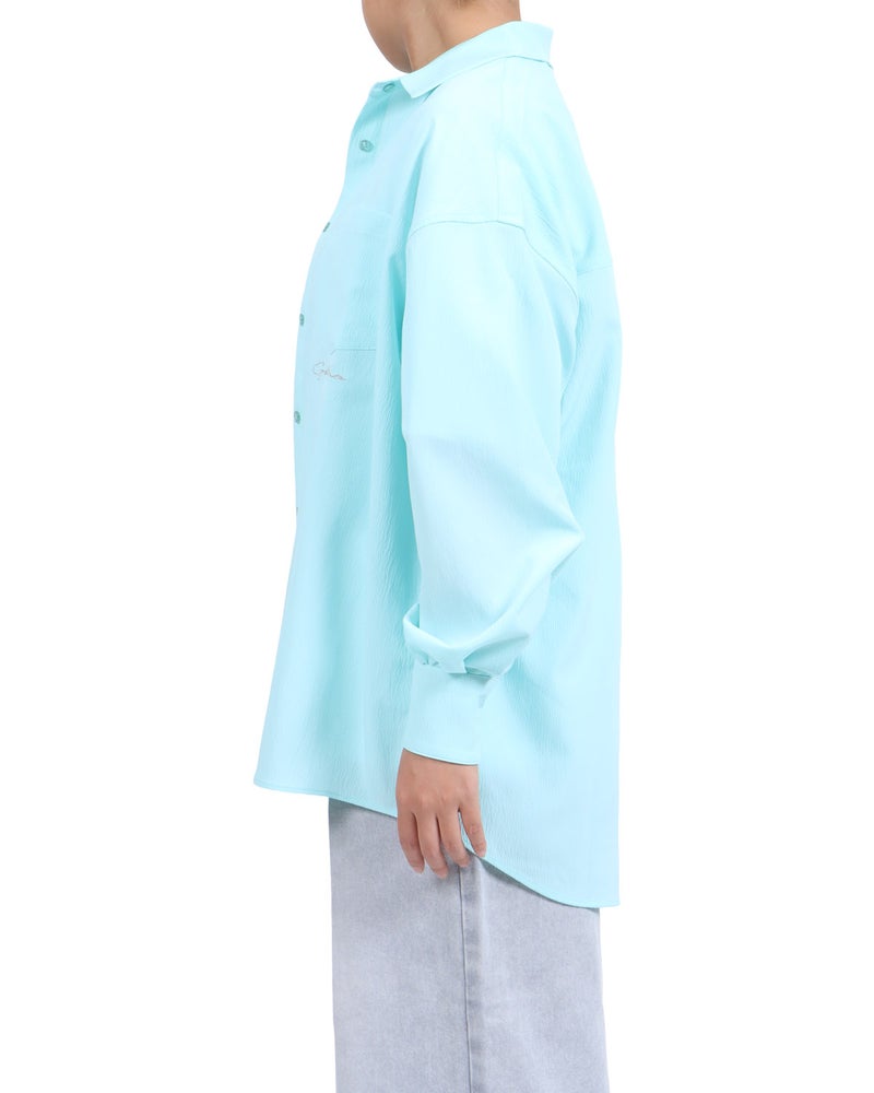 ミントグリーン：167cm(Lサイズ着用)