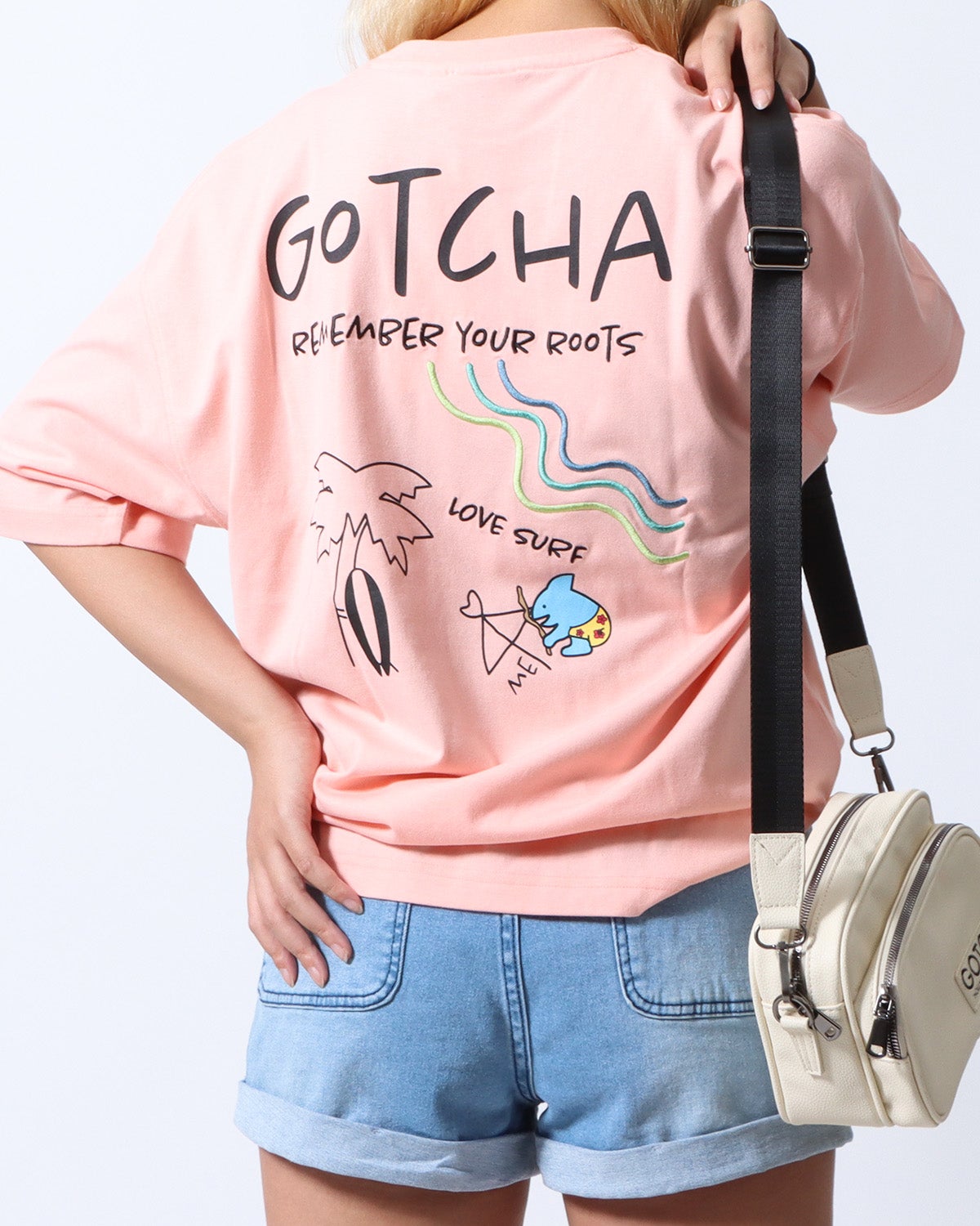 ウィメンズ 吸水速乾 フィッシュマン 砂浜 らくがき T