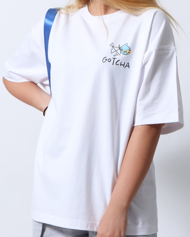 ホワイト：167cm(Lサイズ着用)