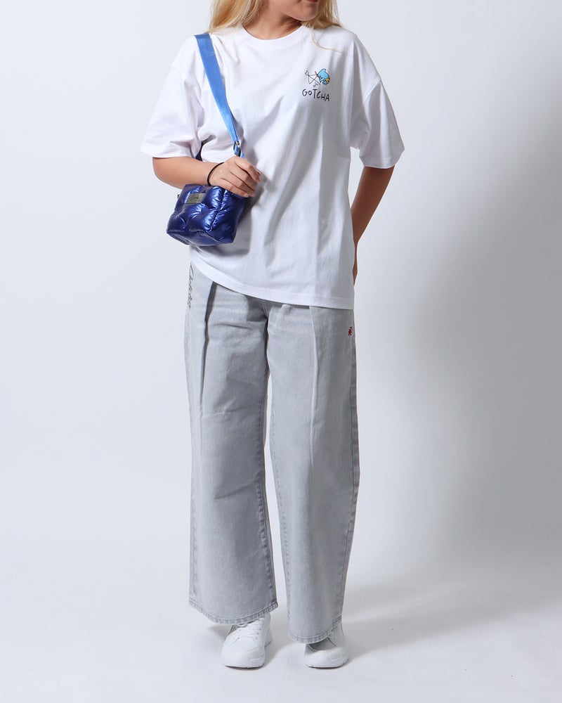 ホワイト：167cm(Lサイズ着用)