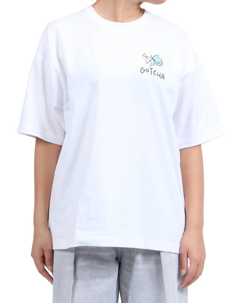 ホワイト：167cm(Lサイズ着用)