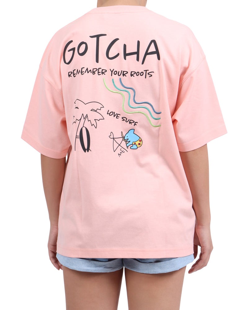 ピンク：167cm(Lサイズ着用)