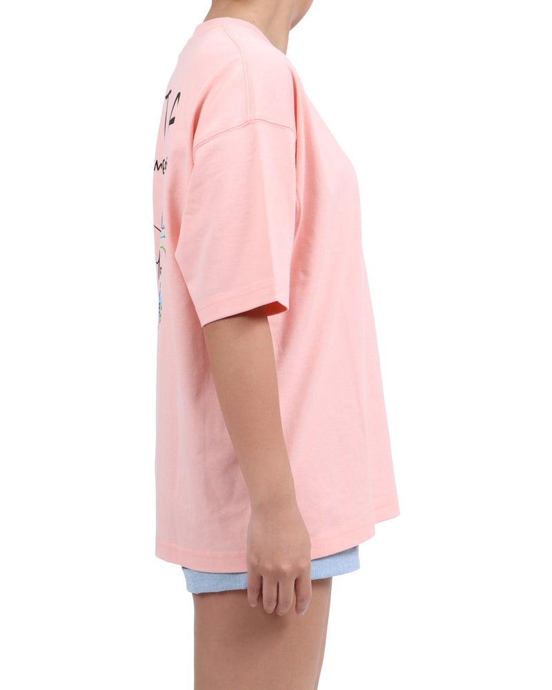 ピンク：167cm(Lサイズ着用)