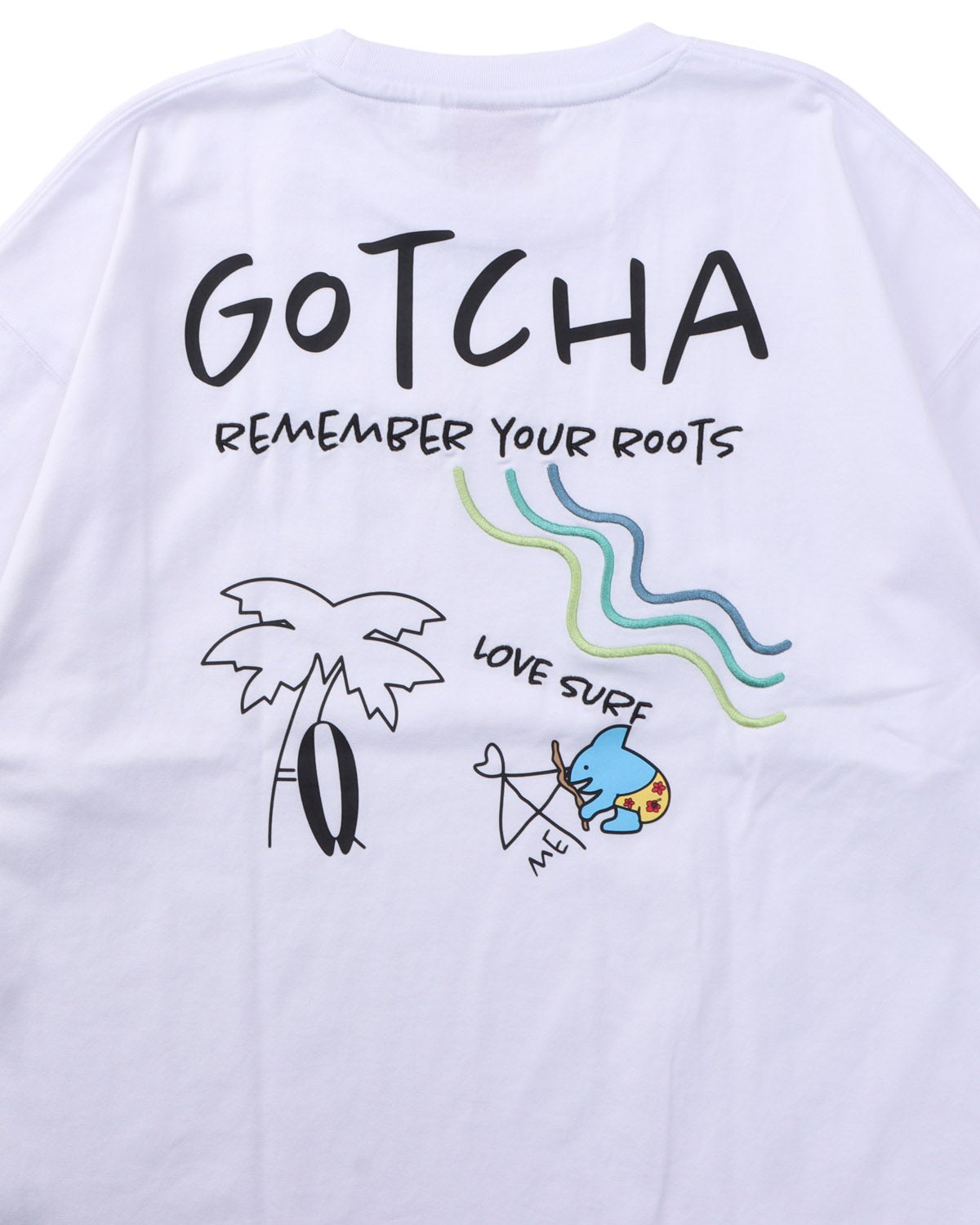 GOTCHA] ウィメンズ 吸水速乾 フィッシュマン 砂浜 らくがき T | PEET