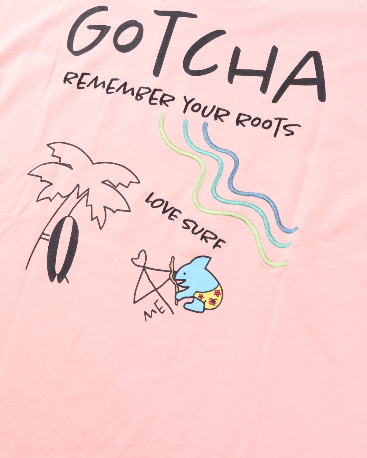 GOTCHA] ウィメンズ 吸水速乾 フィッシュマン 砂浜 らくがき T | PEET