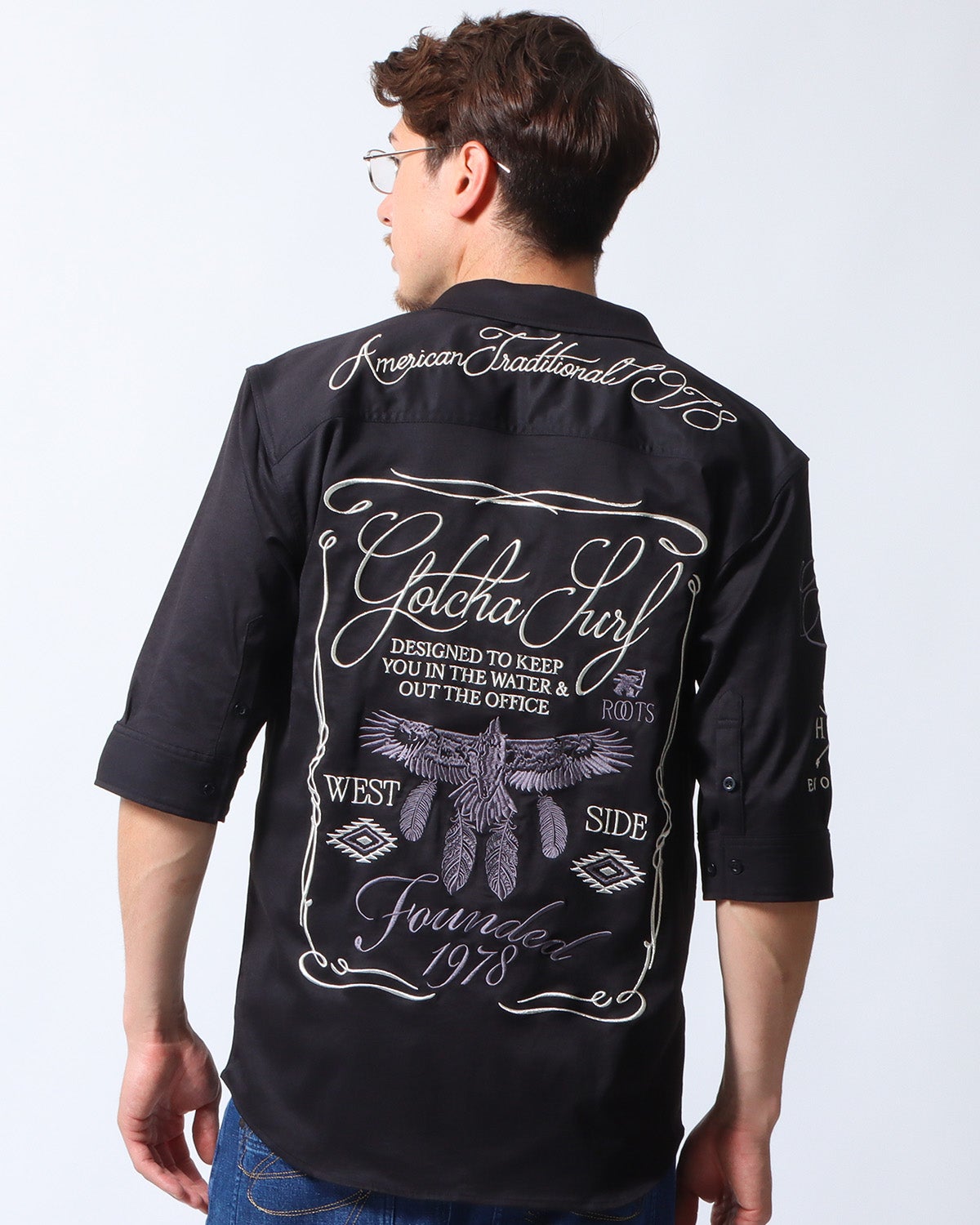 GOTCHA] ピーチツイル 6分袖 シャツ | PEET ONLINE STORE