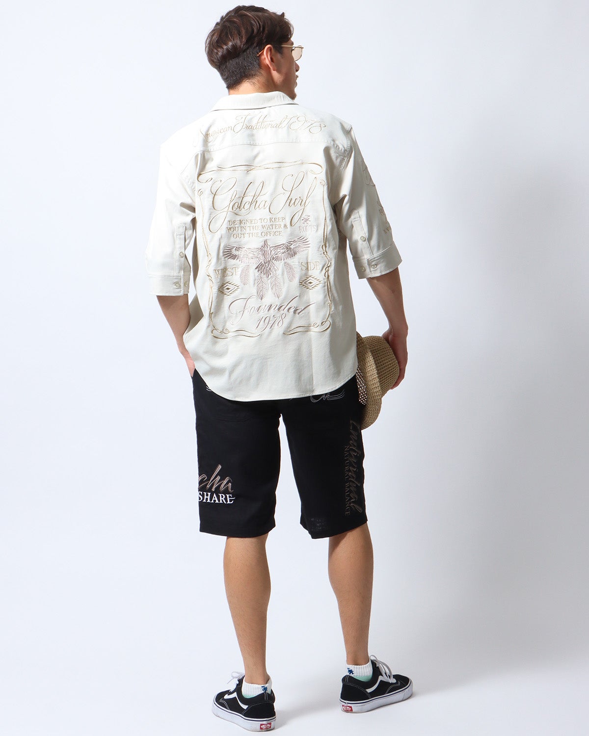 サンドベージュ：180cm/70kg(Lサイズ着用)