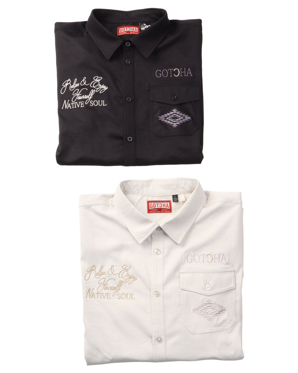 GOTCHA] ピーチツイル 6分袖 シャツ | PEET ONLINE STORE