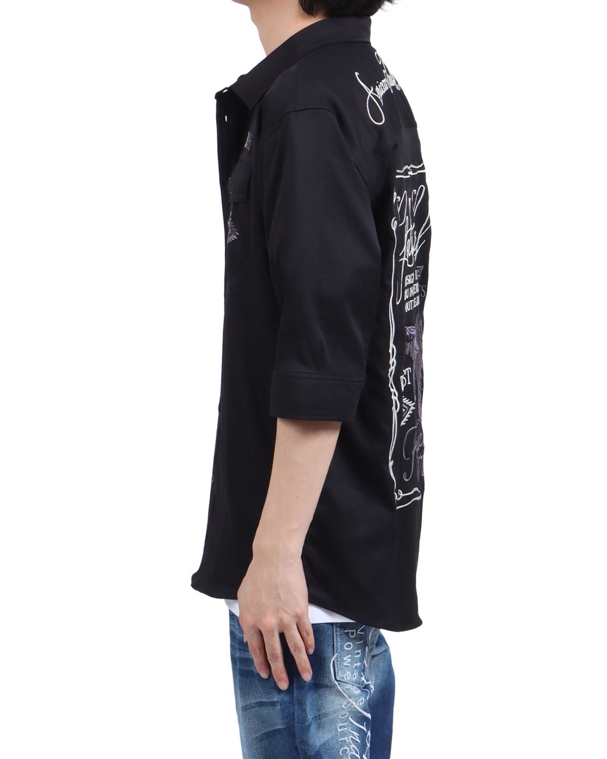 ブラック：173cm63kg(Lサイズ着用)