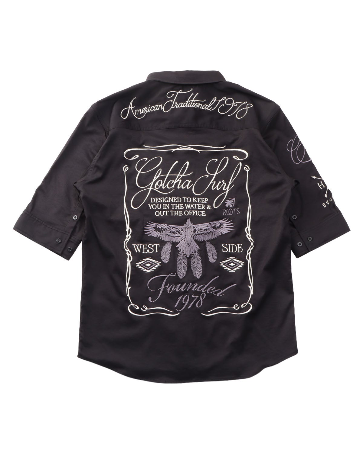 GOTCHA] ピーチツイル 6分袖 シャツ | PEET ONLINE STORE
