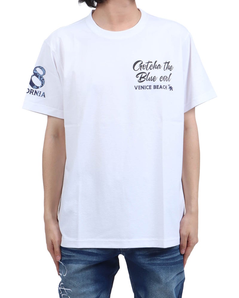 ホワイト：173cm63kg(Lサイズ着用)