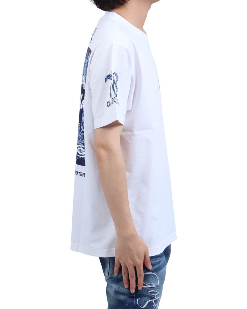 ホワイト：173cm63kg(Lサイズ着用)