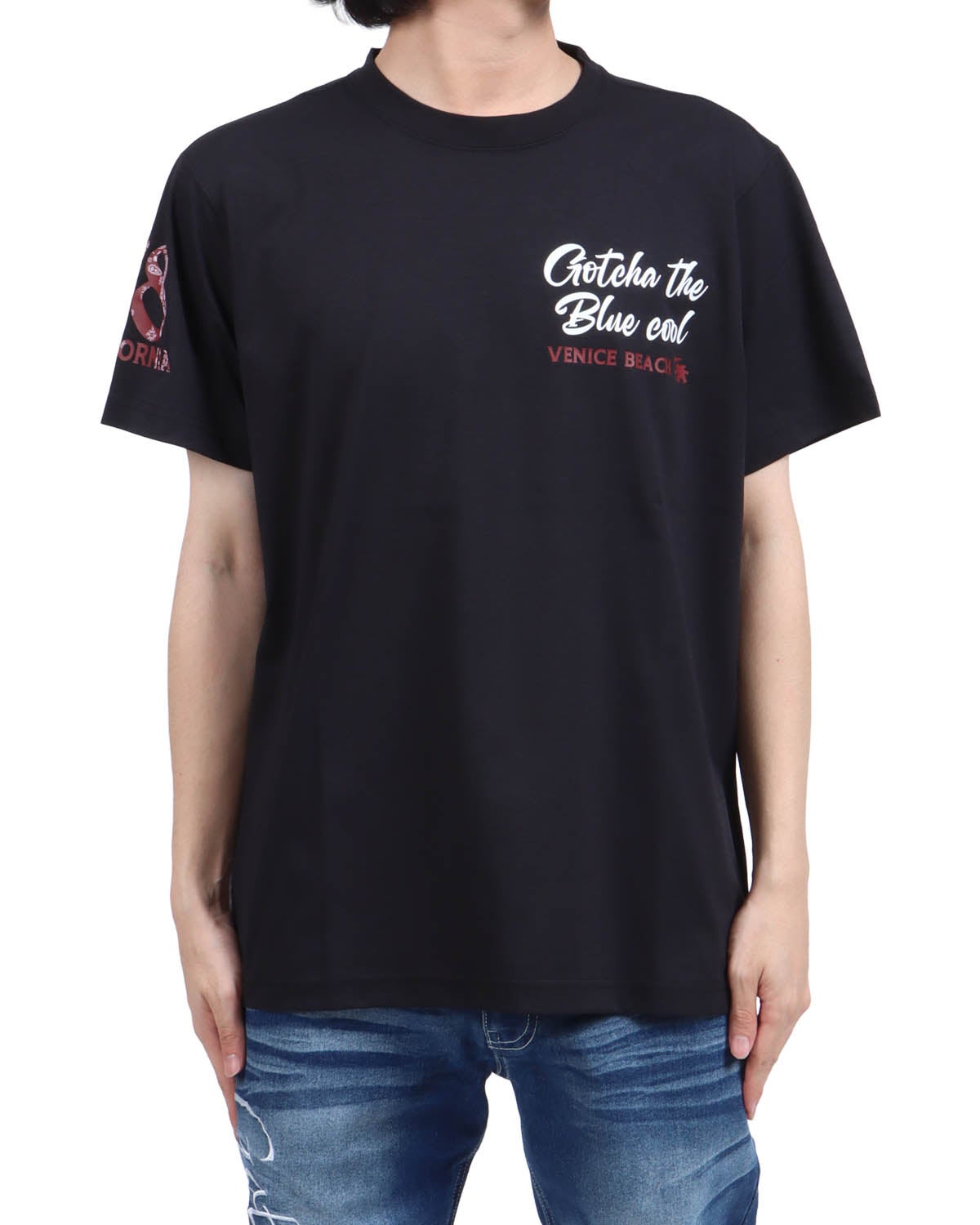 ブラック：173cm63kg(Lサイズ着用)