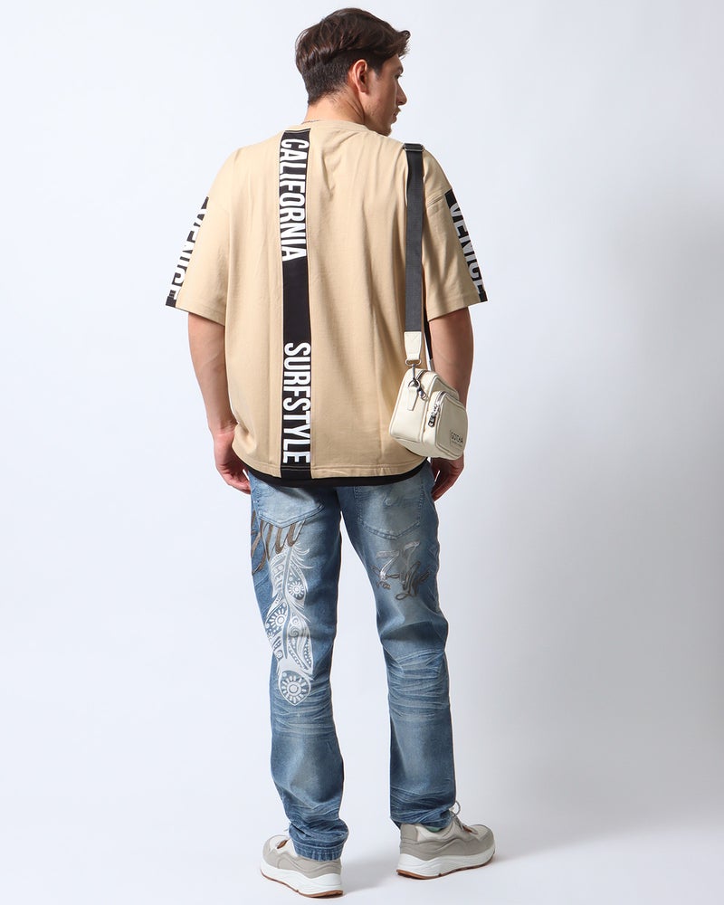 サンドベージュ：180cm/70kg(Lサイズ着用)