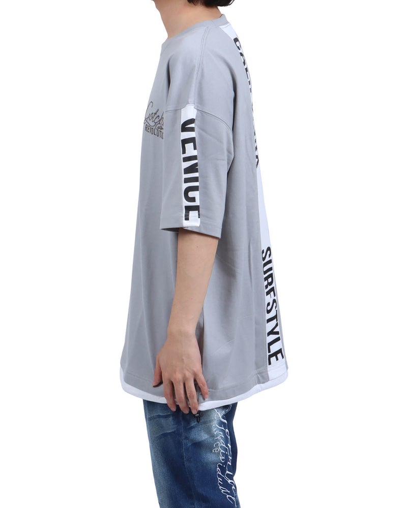 グレー：173cm63kg(Lサイズ着用)