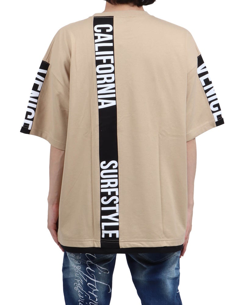 サンドベージュ：173cm63kg(Lサイズ着用)