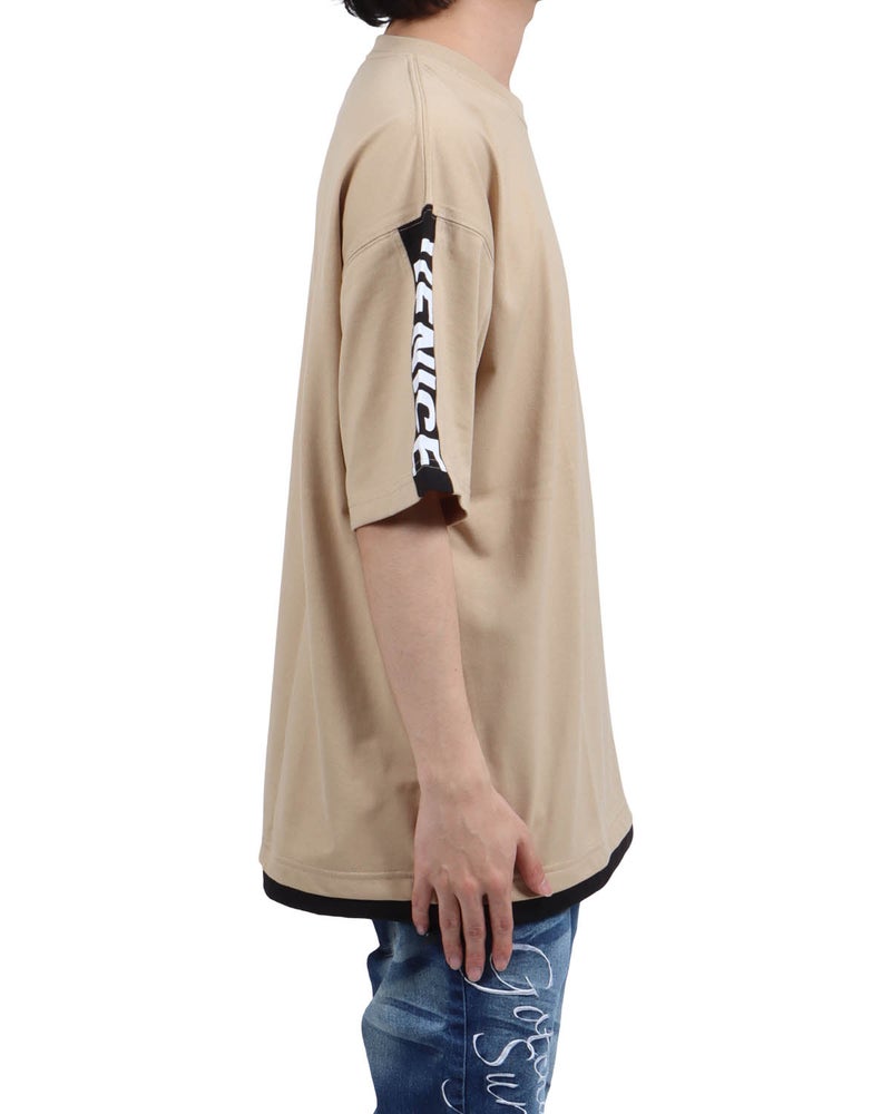 サンドベージュ：173cm63kg(Lサイズ着用)