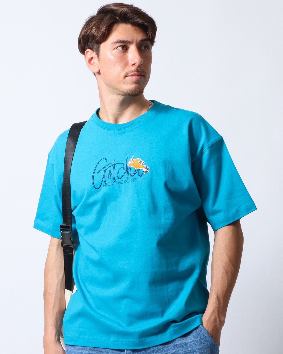 ブルー：180cm/70kg(Lサイズ着用)