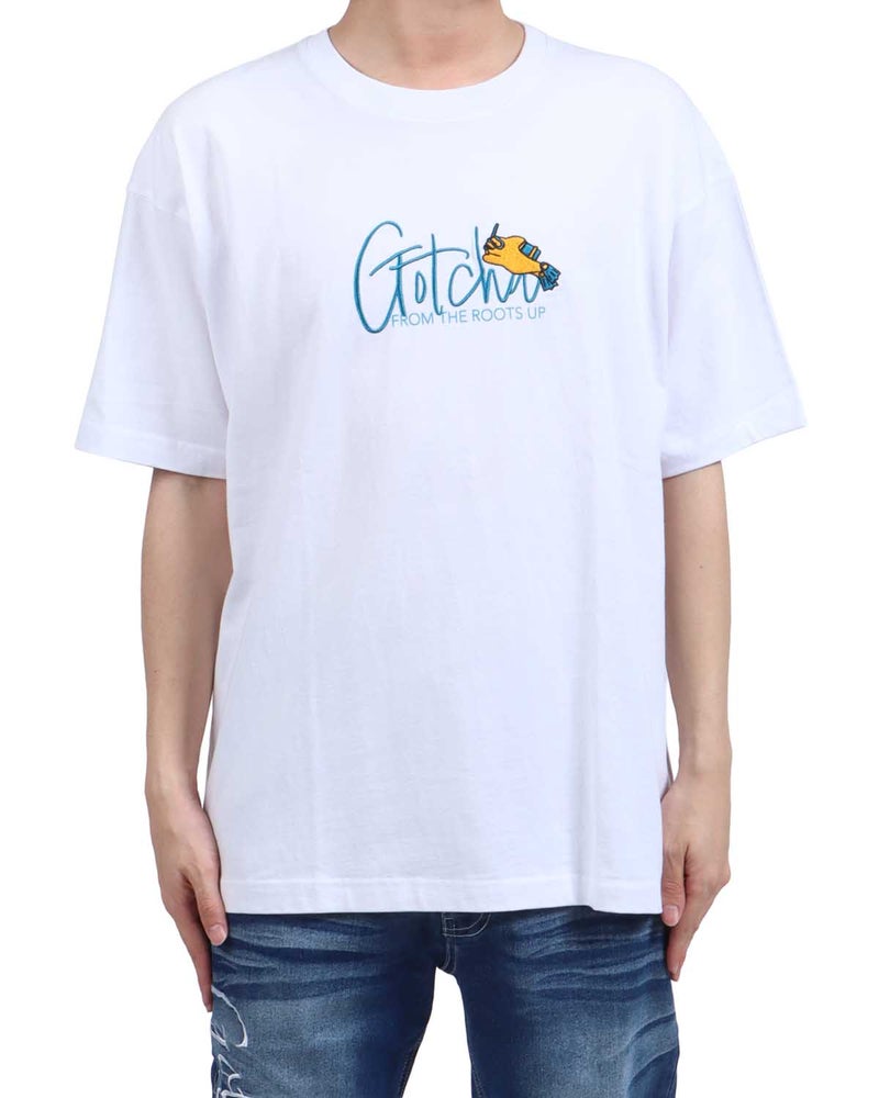 ホワイト：173cm63kg(Lサイズ着用)