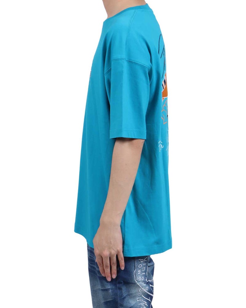 ブルー：173cm63kg(Lサイズ着用)