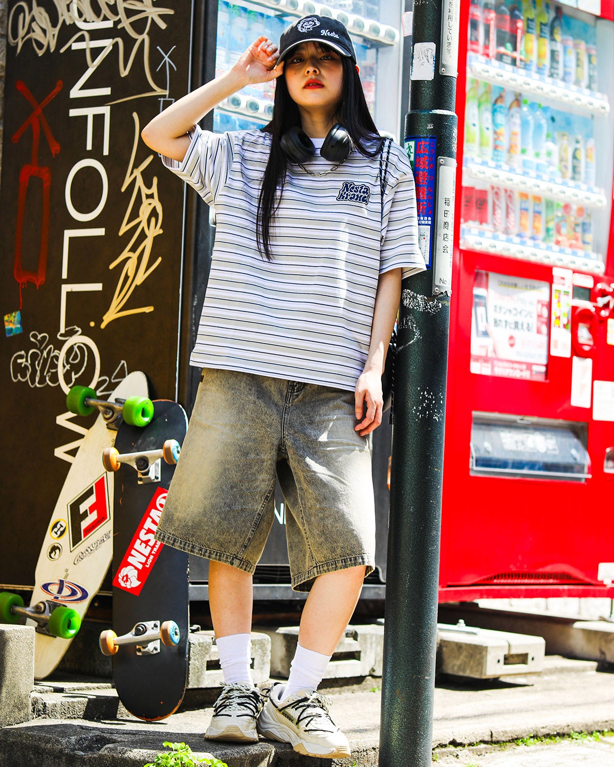 ベージュ:160cm(Mサイズ着用)