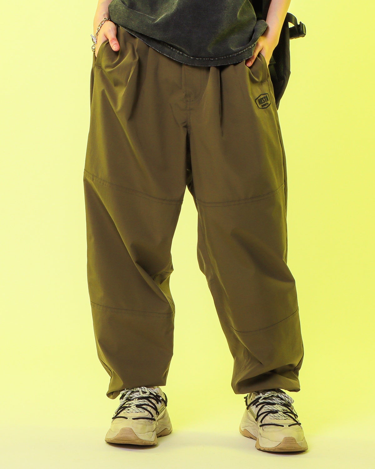 カーキ：175cm(Mサイズ着用)