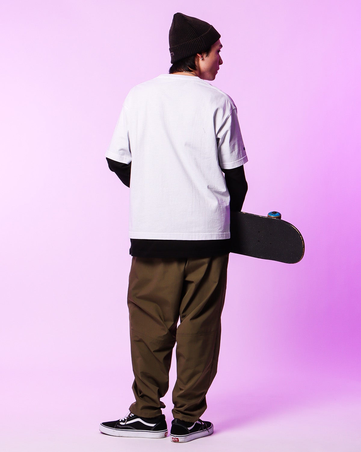 カーキ：175cm(Mサイズ着用)