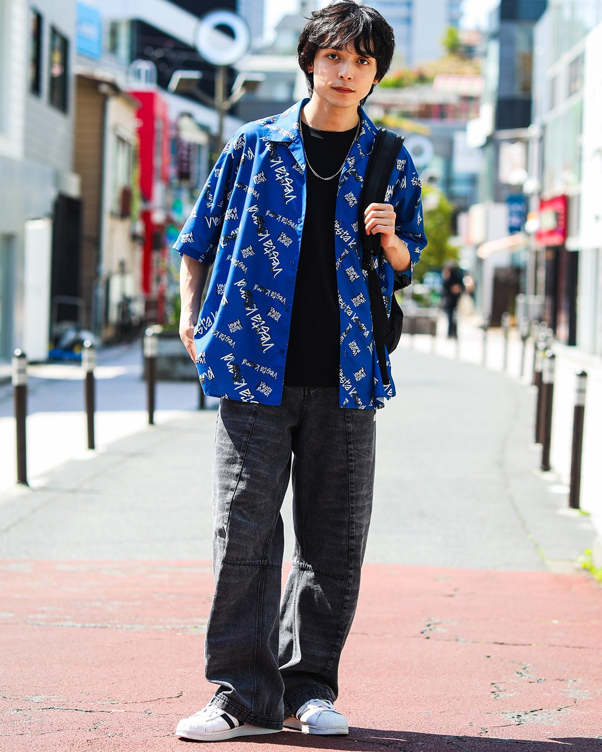 ブラック：175cm(Mサイズ着用)