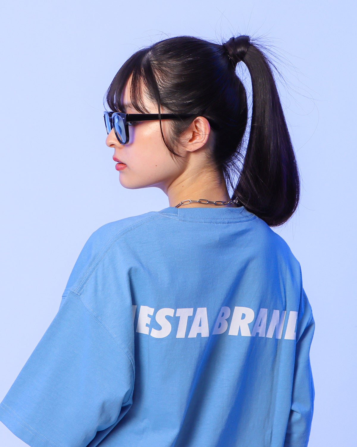 ライトブルー：160cm(Mサイズ着用)