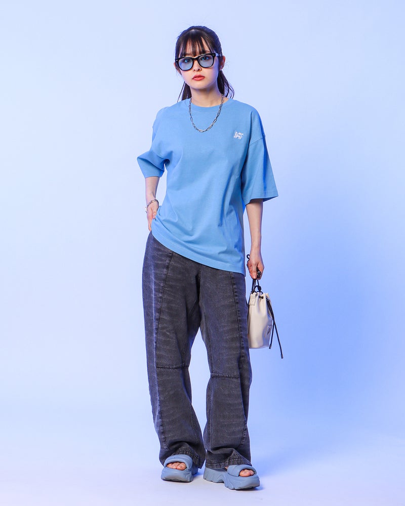 ライトブルー：160cm(Mサイズ着用)