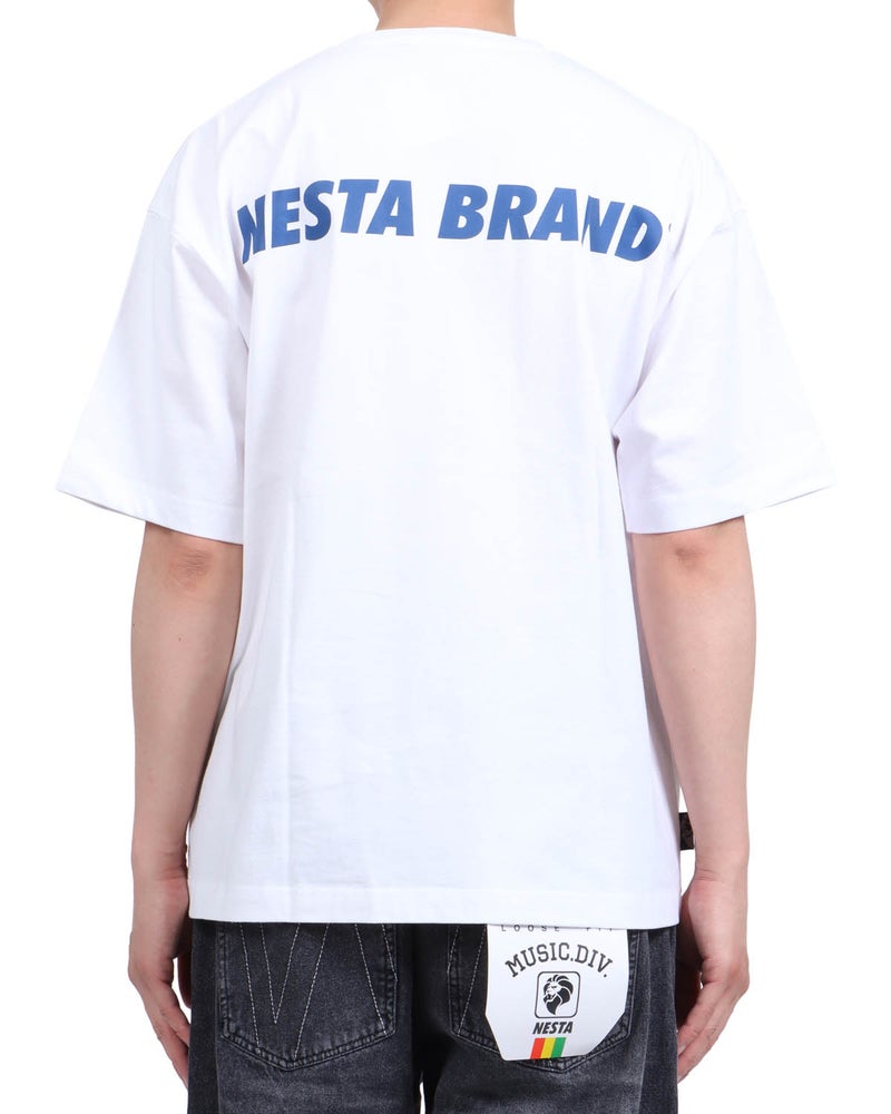 ホワイト：174cm62kg(Lサイズ着用)