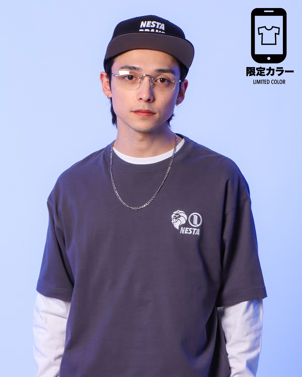 チャコール:175cm(Mサイズ着用)