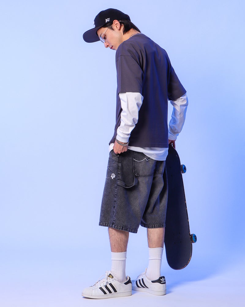 チャコール:175cm(Mサイズ着用)