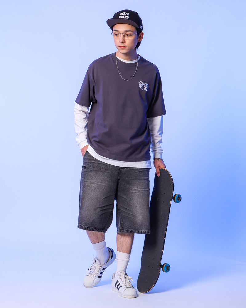 チャコール:175cm(Mサイズ着用)