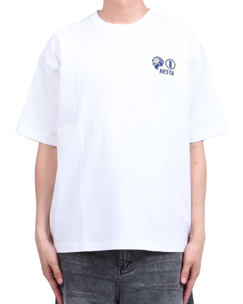 ホワイト：174cm62kg(Lサイズ着用)