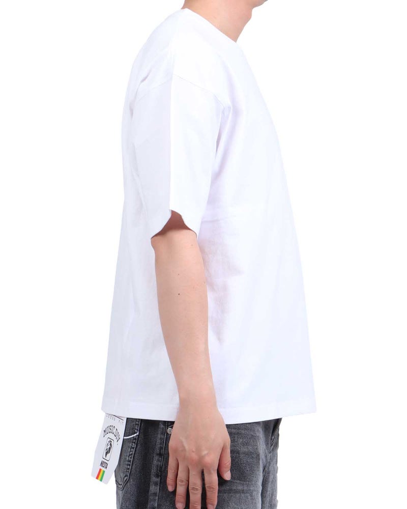 ホワイト：174cm62kg(Lサイズ着用)