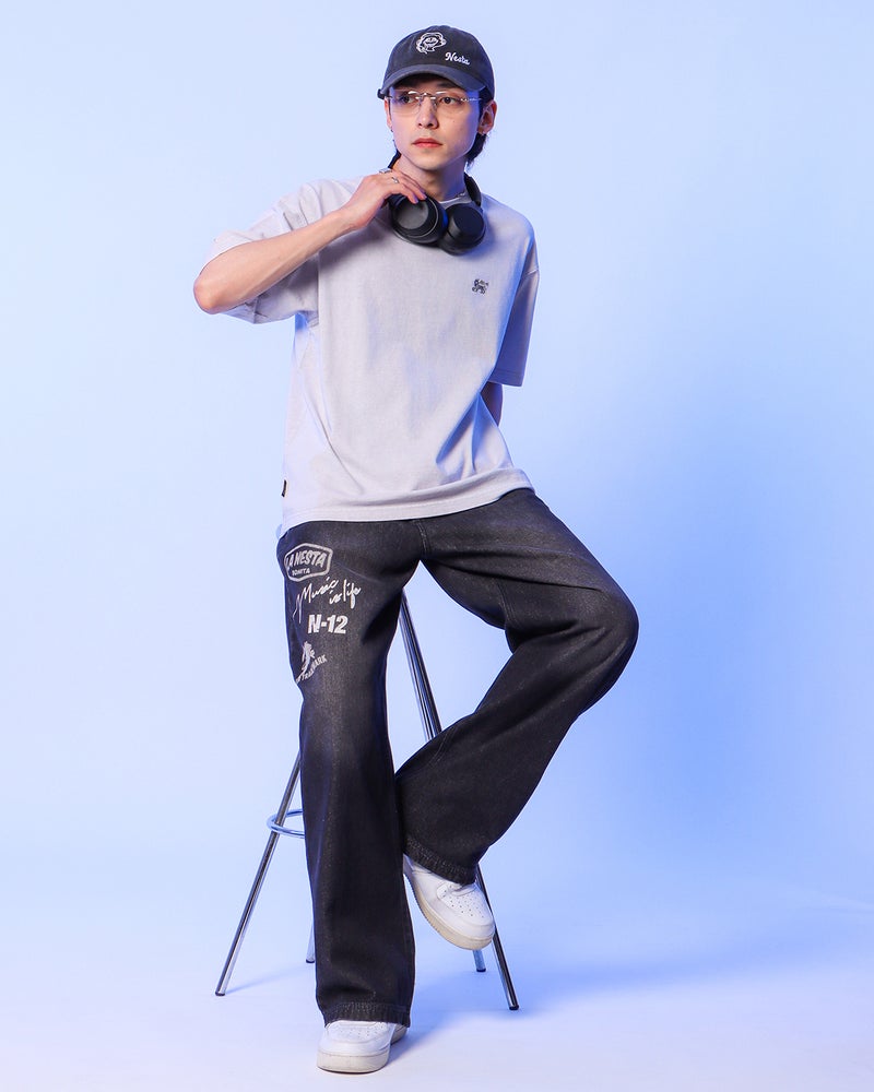 オフホワイト：175cm(Mサイズ着用)