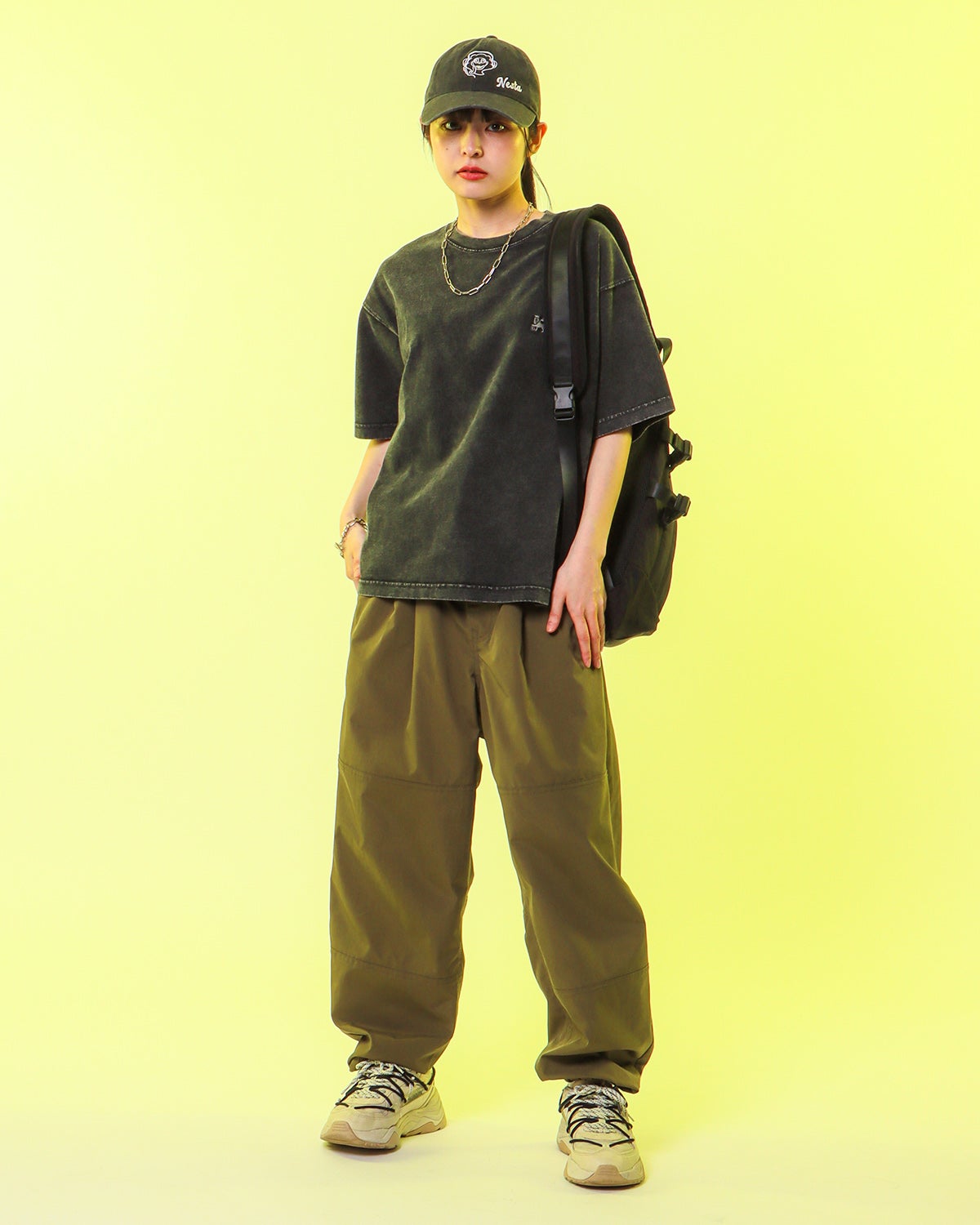 ブラック：160cm(Sサイズ着用)